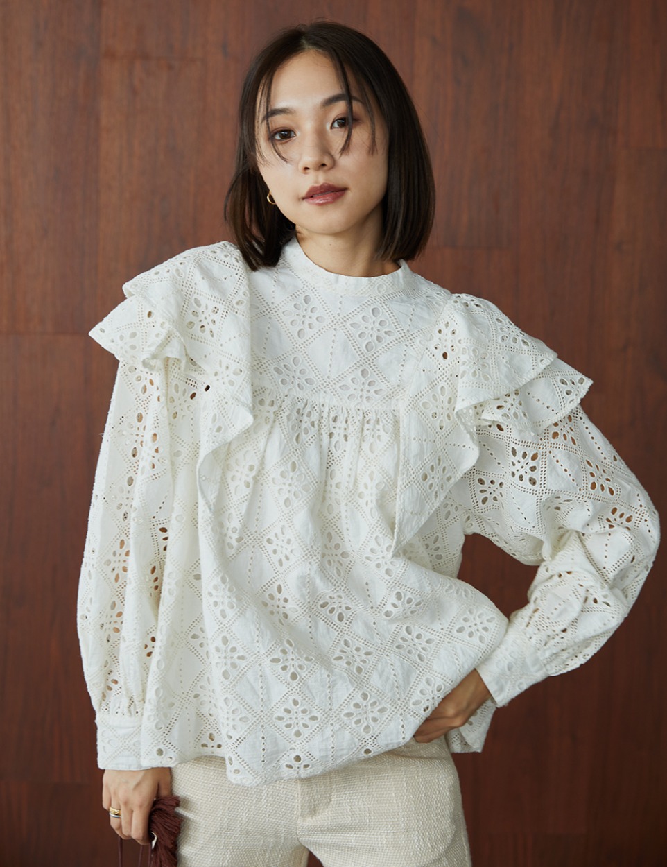 【PRE】Indian lace blouse