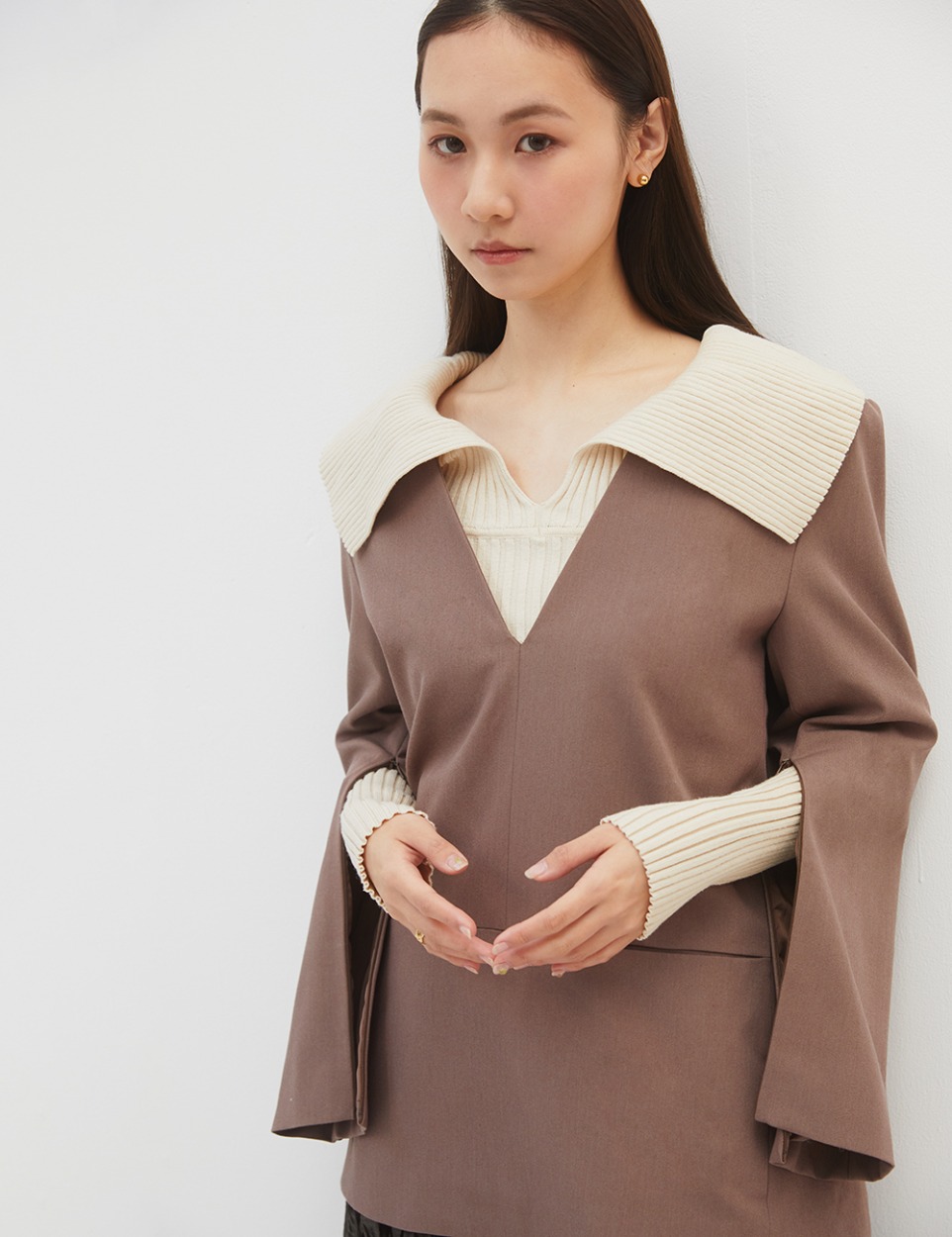 【PRE】Layered V top
